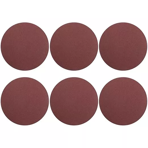 HARFINGTON 15 Pcs 8 Inch Sanding Disc 150 Grit Hook and Loop Sandpaper Random Orbital Sander Pads for Woodworking Automotive Metal Polishing
