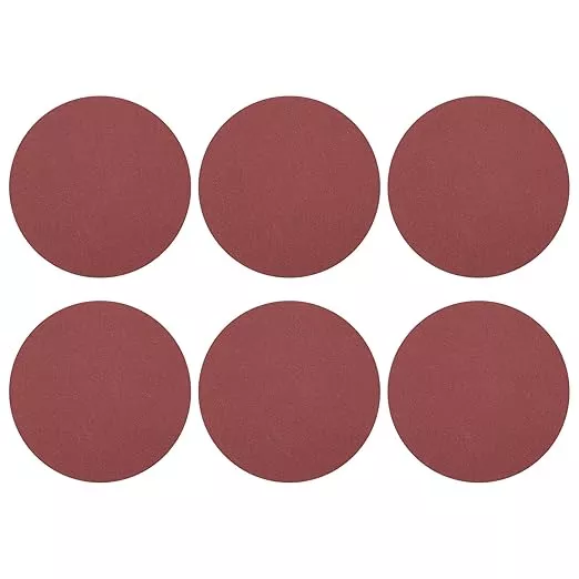 HARFINGTON 15 Pcs 8 Inch Sanding Disc 180 Grit Hook and Loop Sandpaper Random Orbital Sander Pads for Woodworking Automotive Metal Polishing