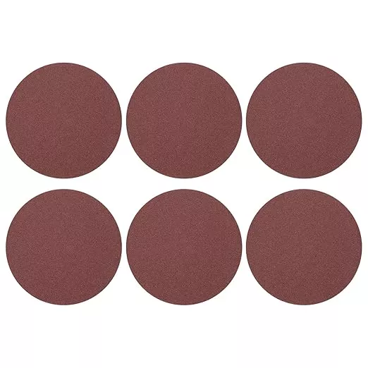 HARFINGTON 15 Pcs 8 Inch Sanding Disc 80 Grit Hook and Loop Sandpaper Random Orbital Sander Pads for Woodworking Automotive Metal Polishing
