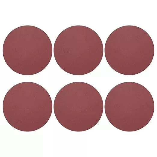 HARFINGTON 30 Pcs 7 Inch Sanding Disc 320 Grit Hook and Loop Sandpaper Random Orbital Sander Pads for Woodworking Automotive Metal Polishing