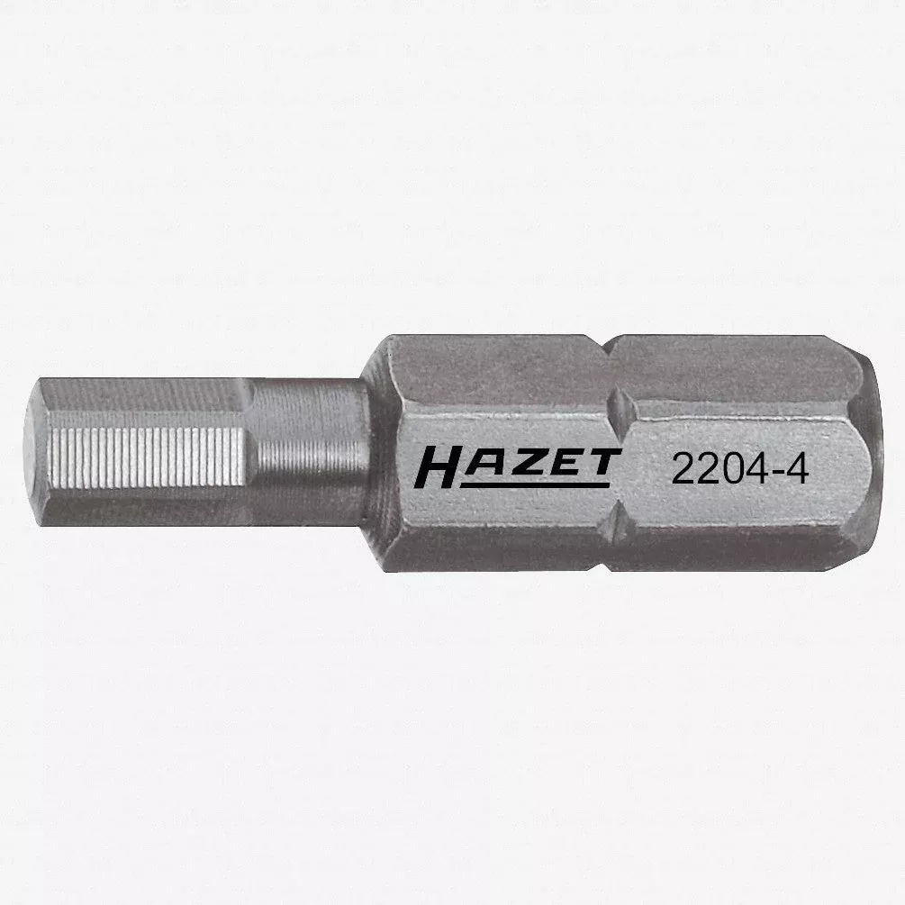 Hazet 2204-7 x 25 mm Inside Hex Bit, 1/4" Drive