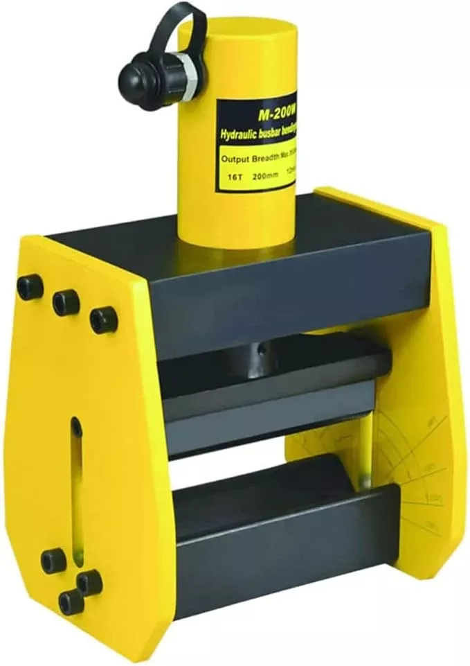 Hydraulic Busbar Bender (8") Bus Bar Bending Tool Copper Aluminum Metal M-200W