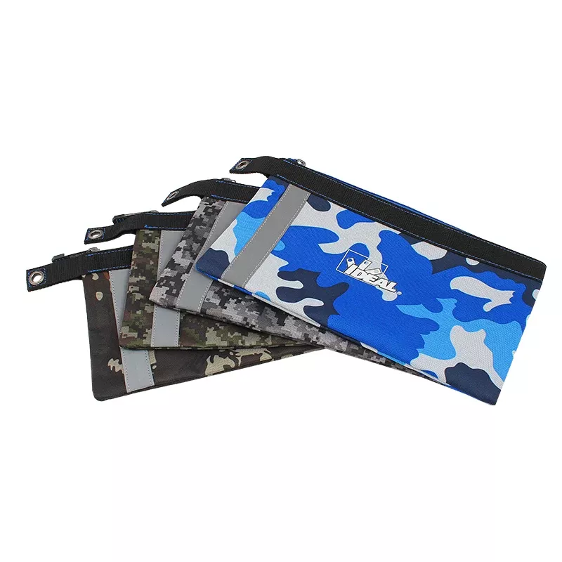 Ideal 37-060 Pro Series Camo Flat Zipper Pouches, 4-Pack