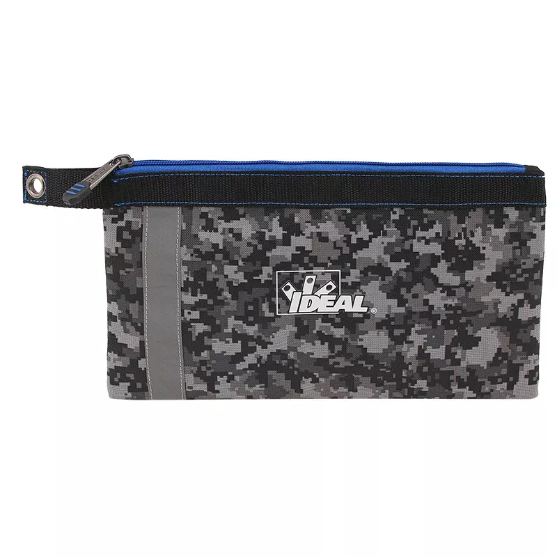 Ideal 37-062 Pro Series Camo Flat Zipper Pouch, Gray Digital