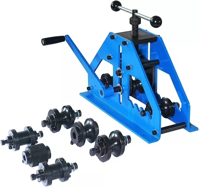 KF5013 Tube Roller bender Pipe Rolling Machine With 6 Dies For Both Round And Square Tubes