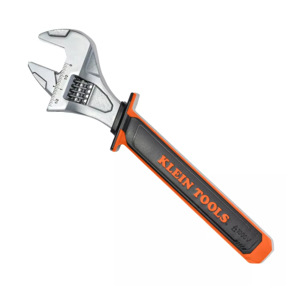 Klein Tools 12" Insulated Adjustable Wrench 47130INS
