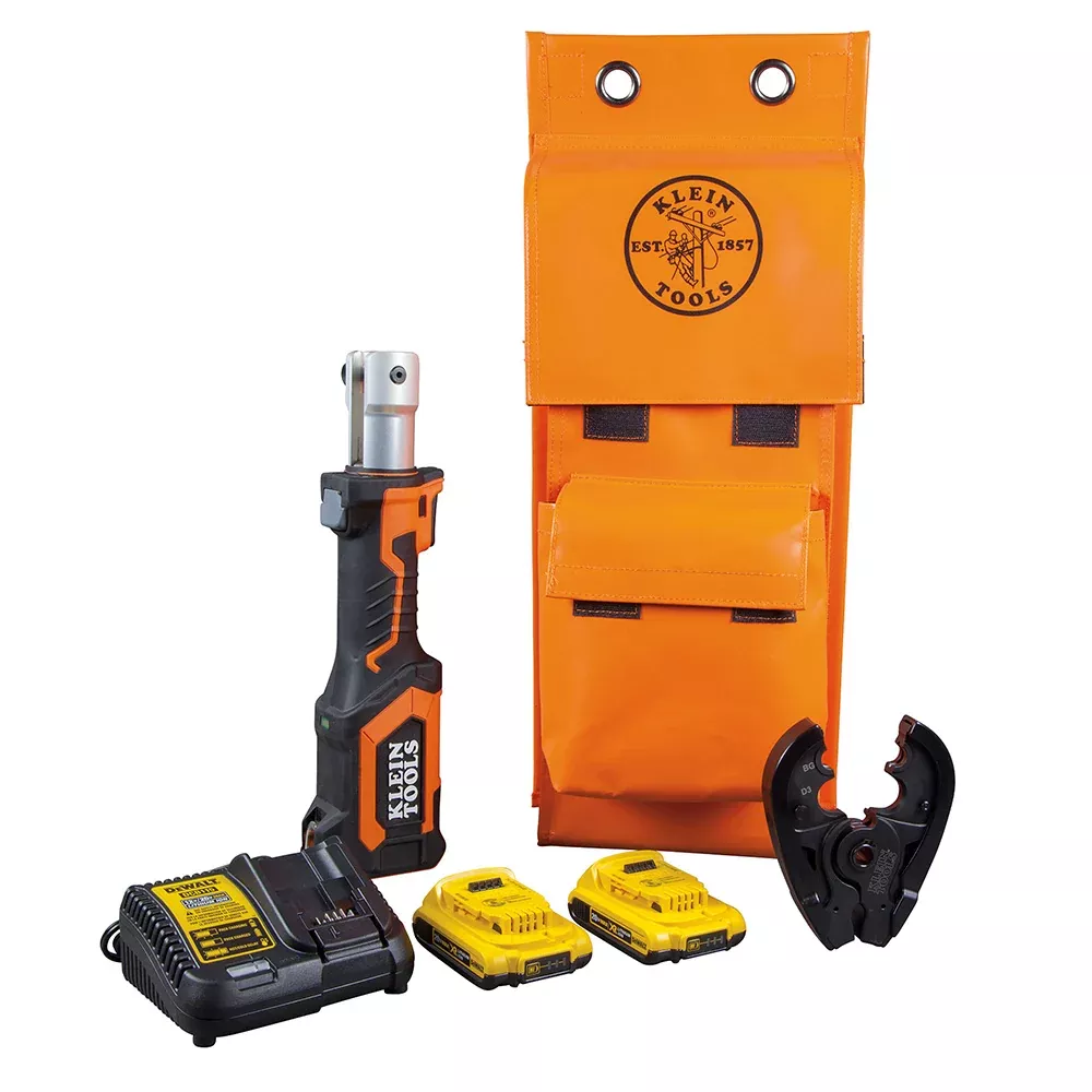 Klein Tools 2 Ah BG DIE/D3 Groove Crimper Kit