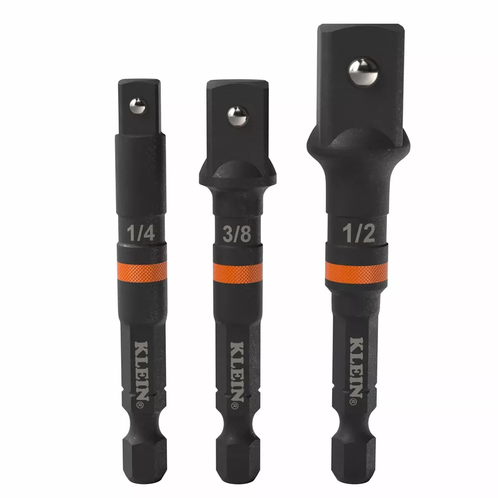 Klein Tools 3" Impact Socket Adapter Set 65030A