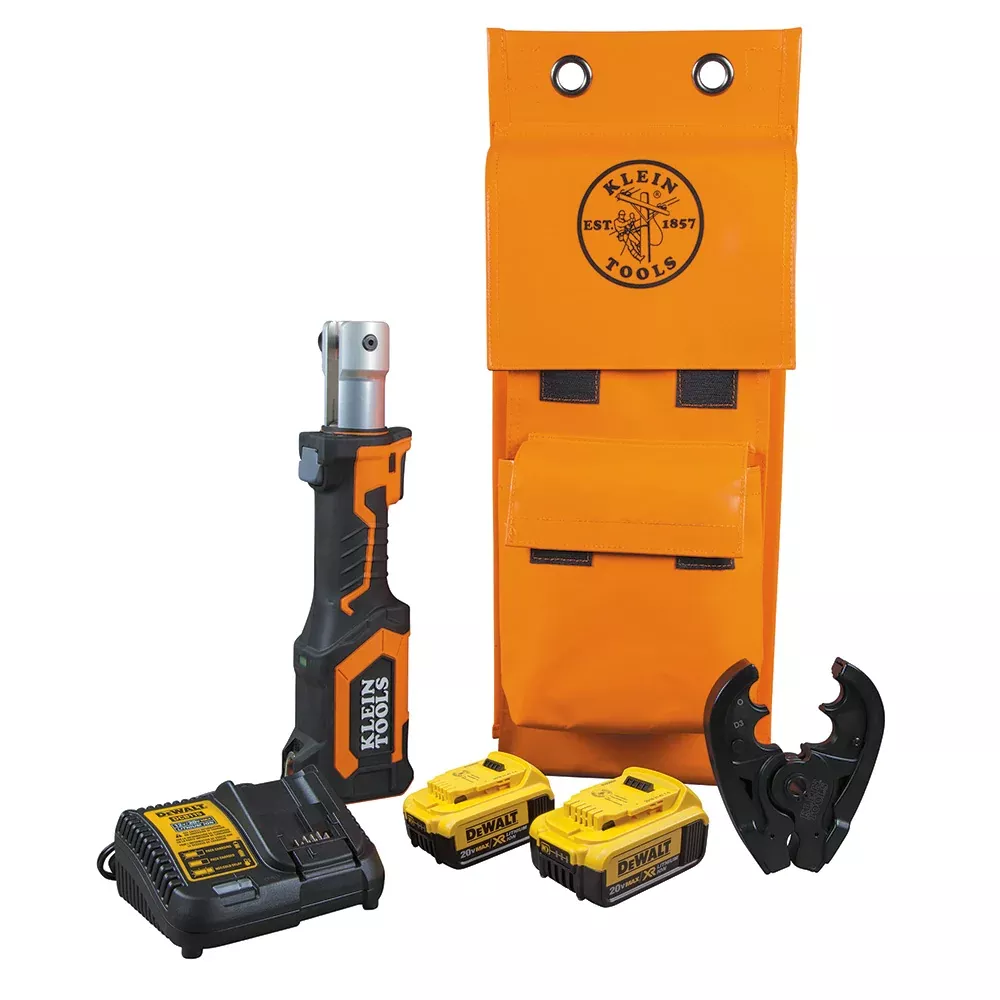 Klein Tools 4 Ah O+ Head Crimper Kit