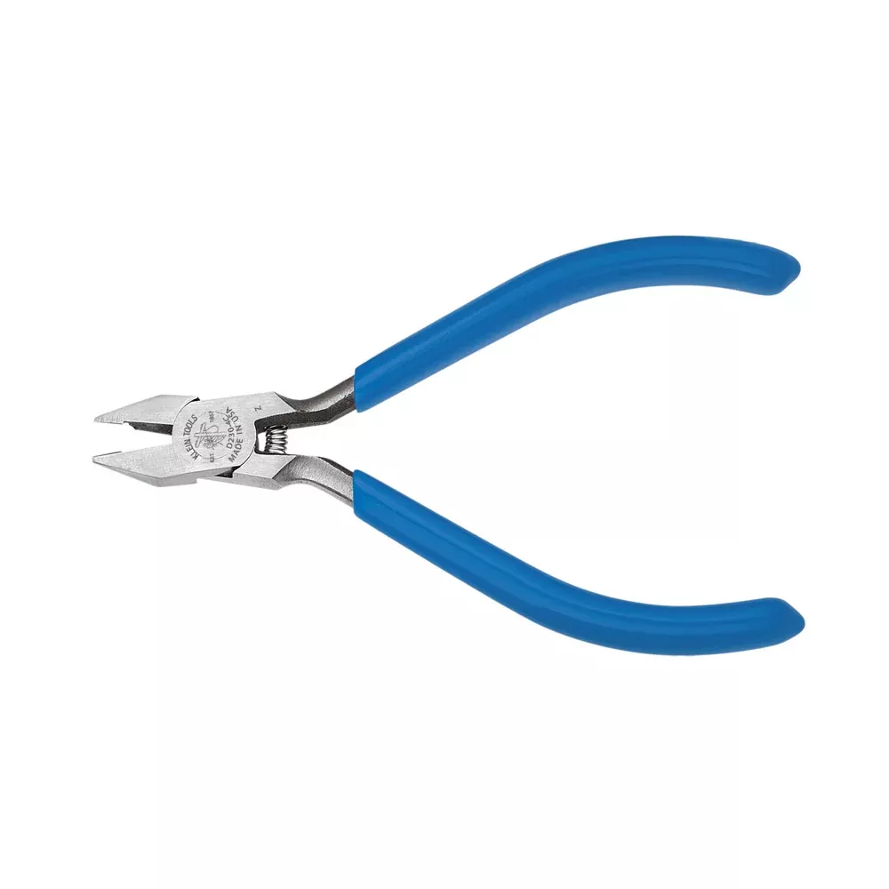 Klein Tools 4" Electronics Nickel Ribbon Wire Cutter Diagonal Cutting Pliers