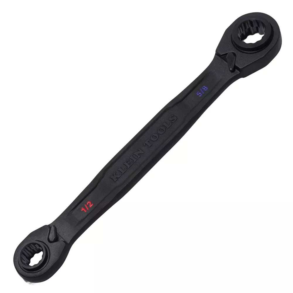 Klein Tools 4-in-1 Ratcheting Wrench, Medium 68215