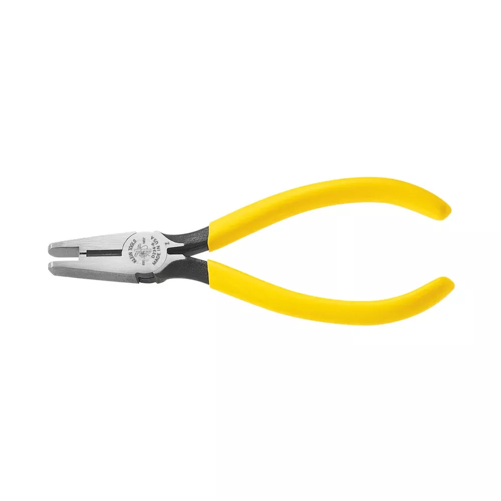 Klein Tools 5" Spring Loaded Side Cutting/Connector Crimping Pliers