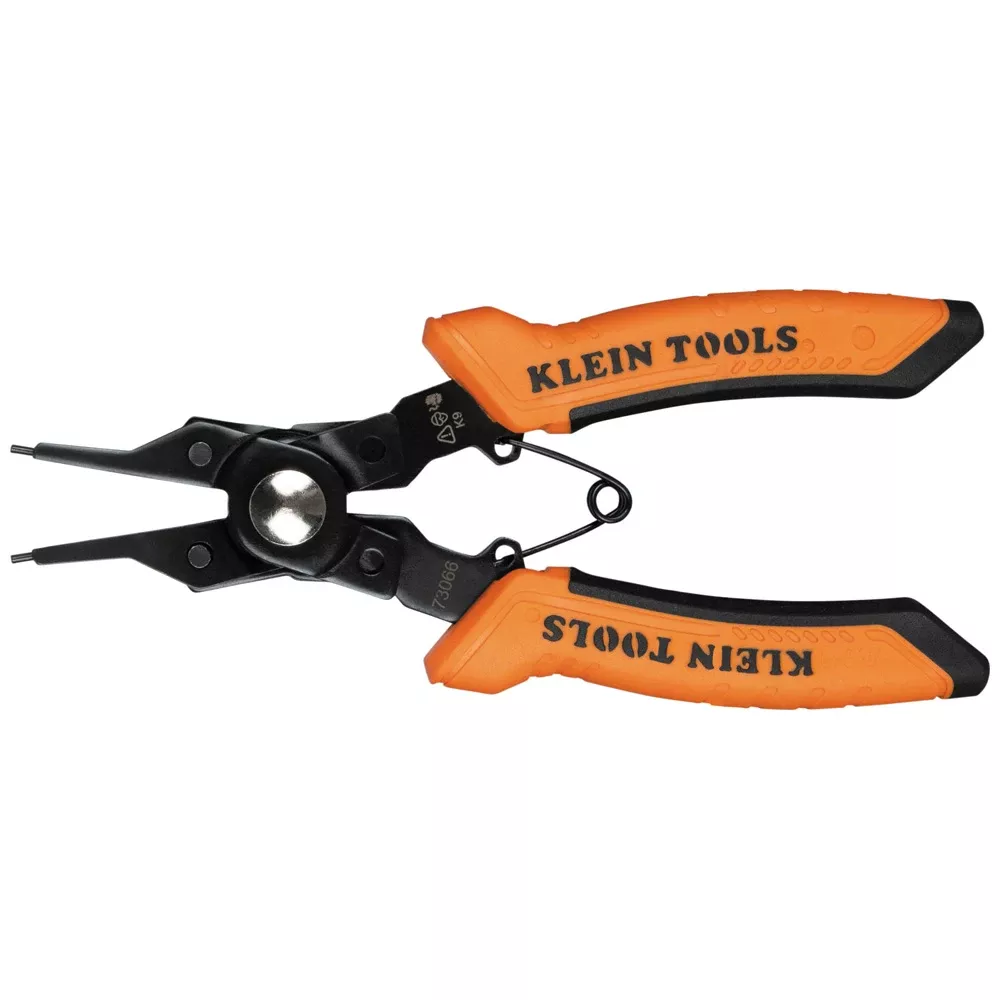 Klein Tools 6-in-1 Interchangeable Snap Ring Pliers 73066