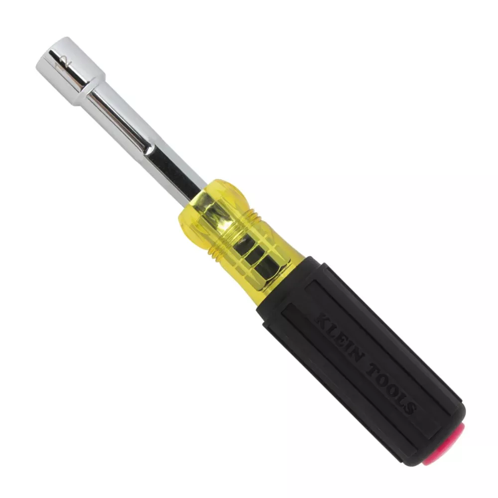Klein Tools 6mm Metric Color-Coded Nut Driver, Heavy-Duty Hollow-Shaft 65406M