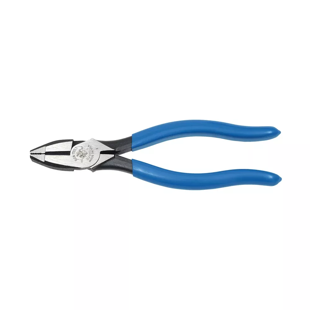 Klein Tools 7" Heavy-Duty New England Nose High Leverage Side Cutting Pliers