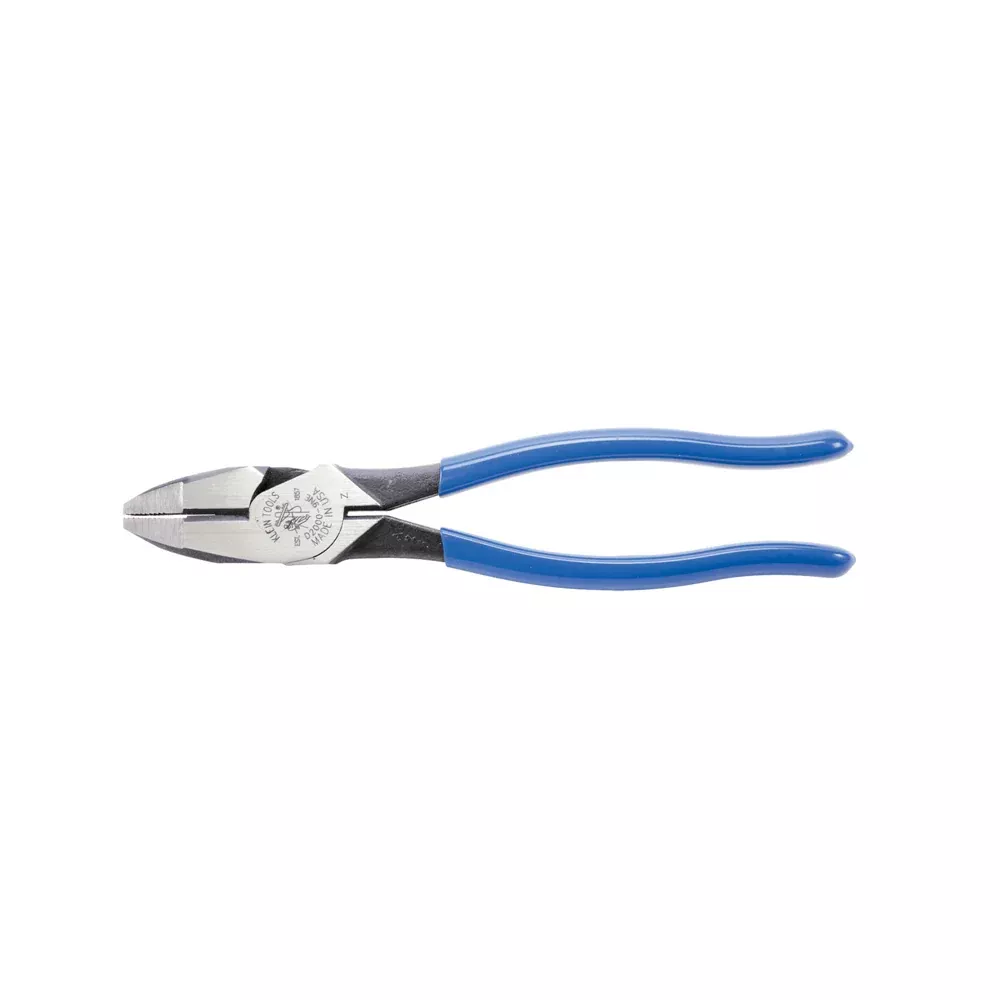 Klein Tools 9" Heavy-Duty New England Nose High Leverage Side Cutting Pliers