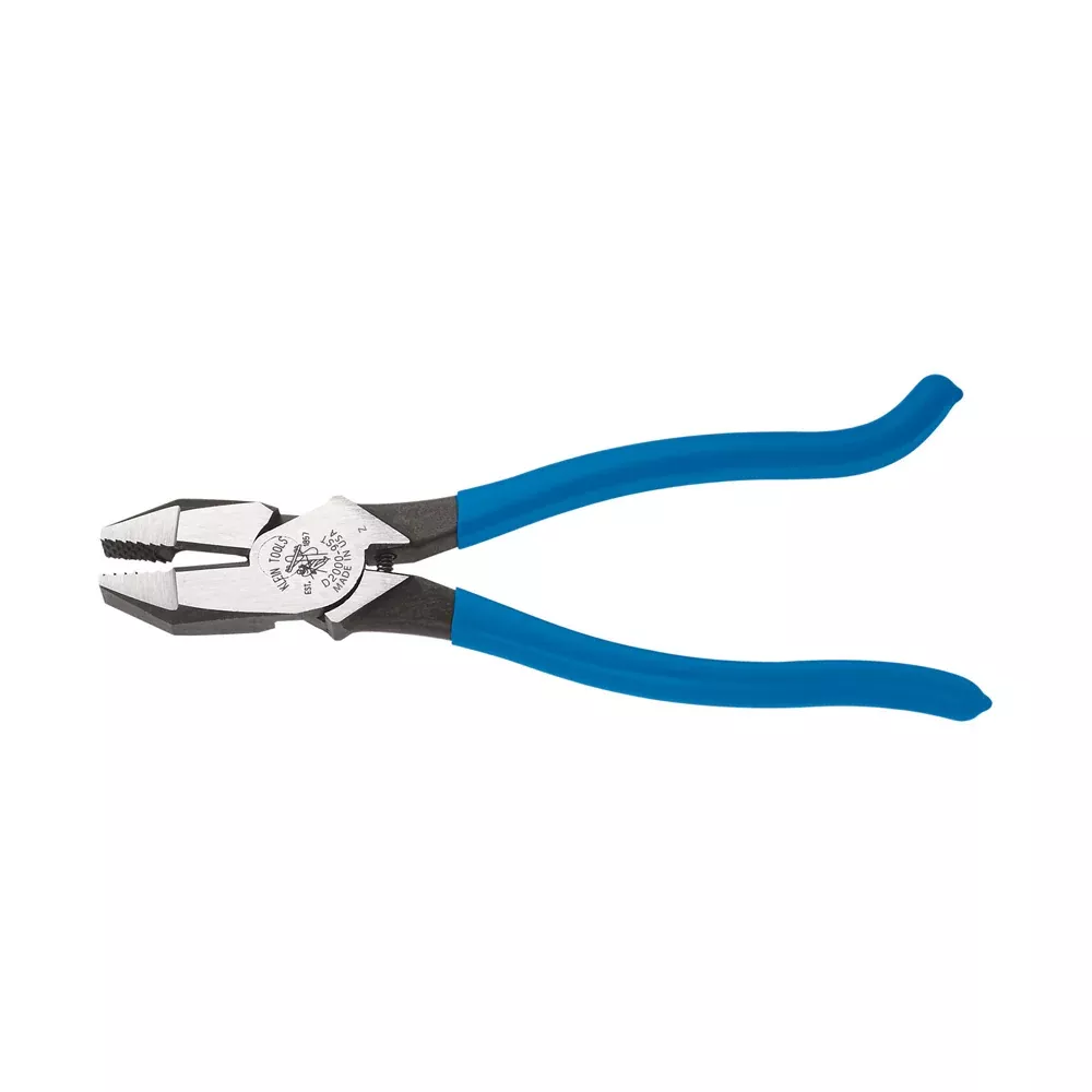 Klein Tools 9" Heavy-Duty Spring Loaded Square Nose Ironworker's Pliers