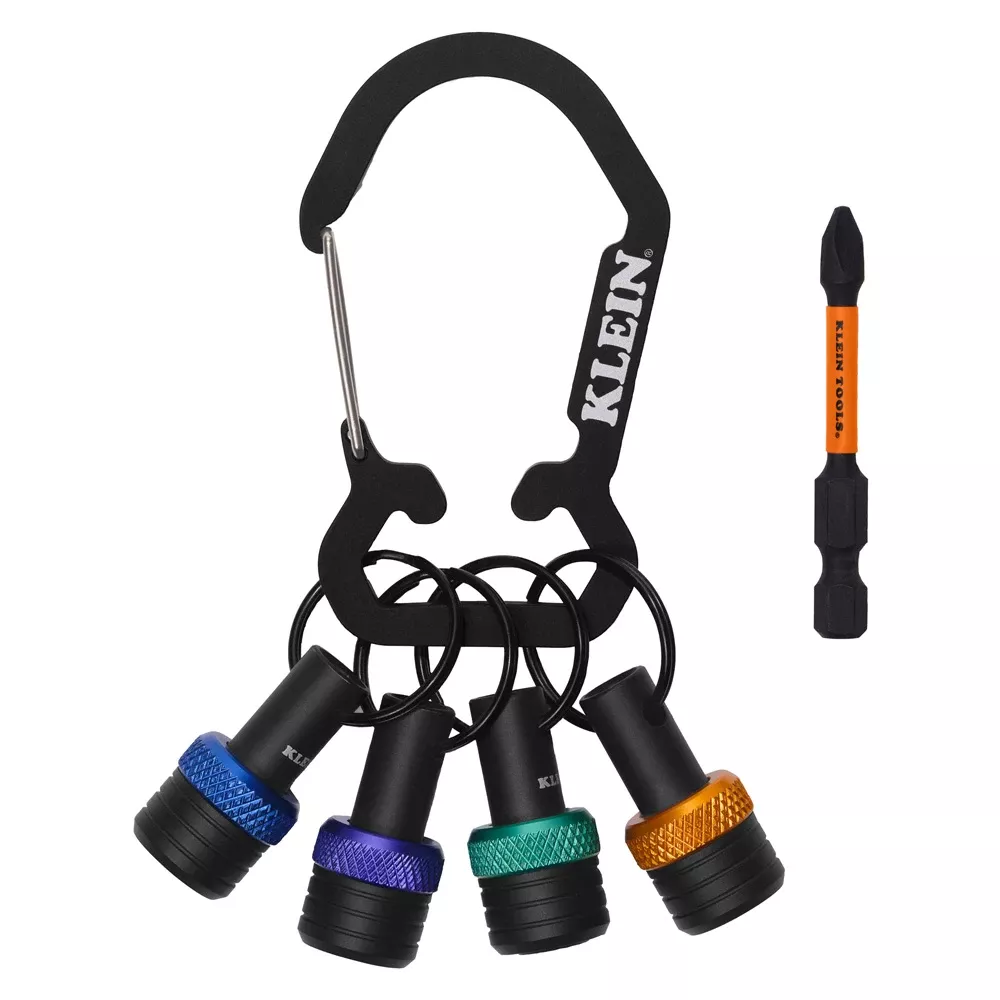 Klein Tools Bit Holder Keychain Set, 5-Piece K33850