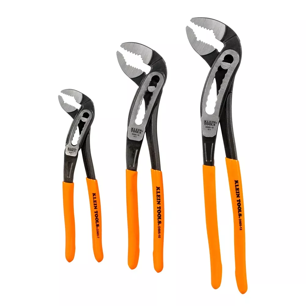 Klein Tools Classic Klaw™ Pump Pliers Set, 3-Piece D5053KIT