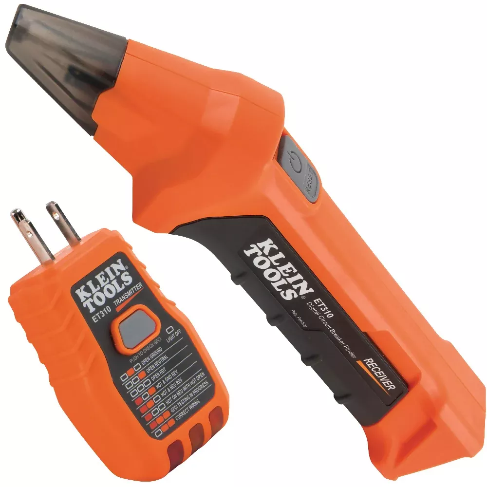 Klein Tools Digital Circuit Breaker Finder w/ GFCI Outlet Tester
