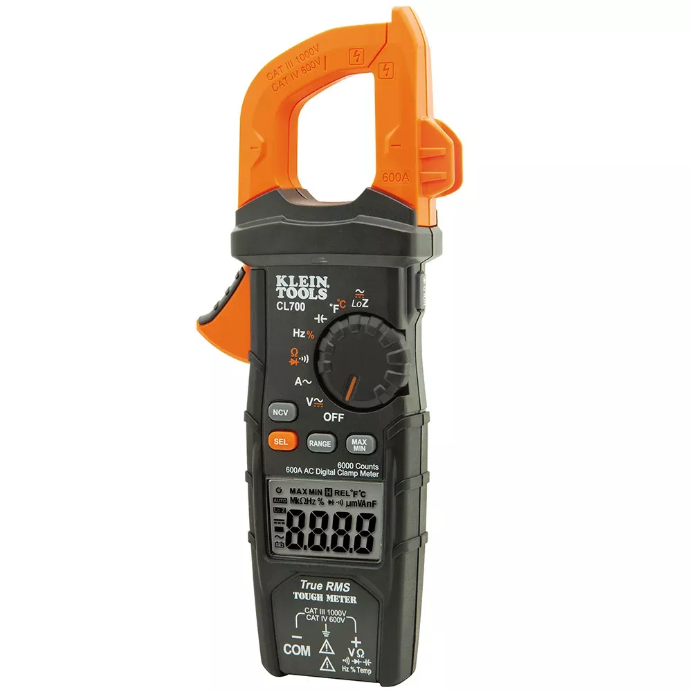 Klein Tools Digital Clamp Meter, AC Auto-Ranging TRMS, Low Impedance (LoZ) Mode