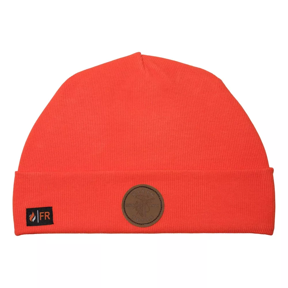 Klein Tools Flame-Resistant Hi-Vis Winter Beanie - Red FRBN9