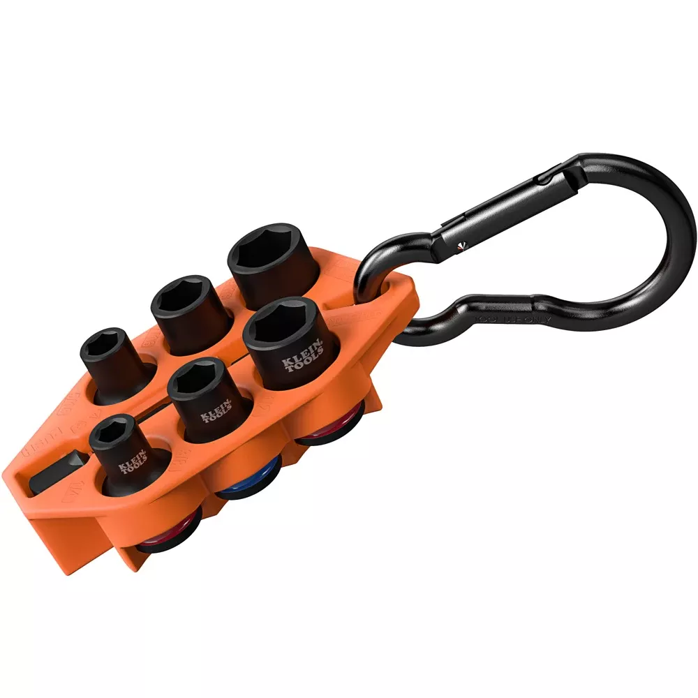 Klein Tools Grab-And-Go Impact Socket Set, SAE, 7-Piece 33808