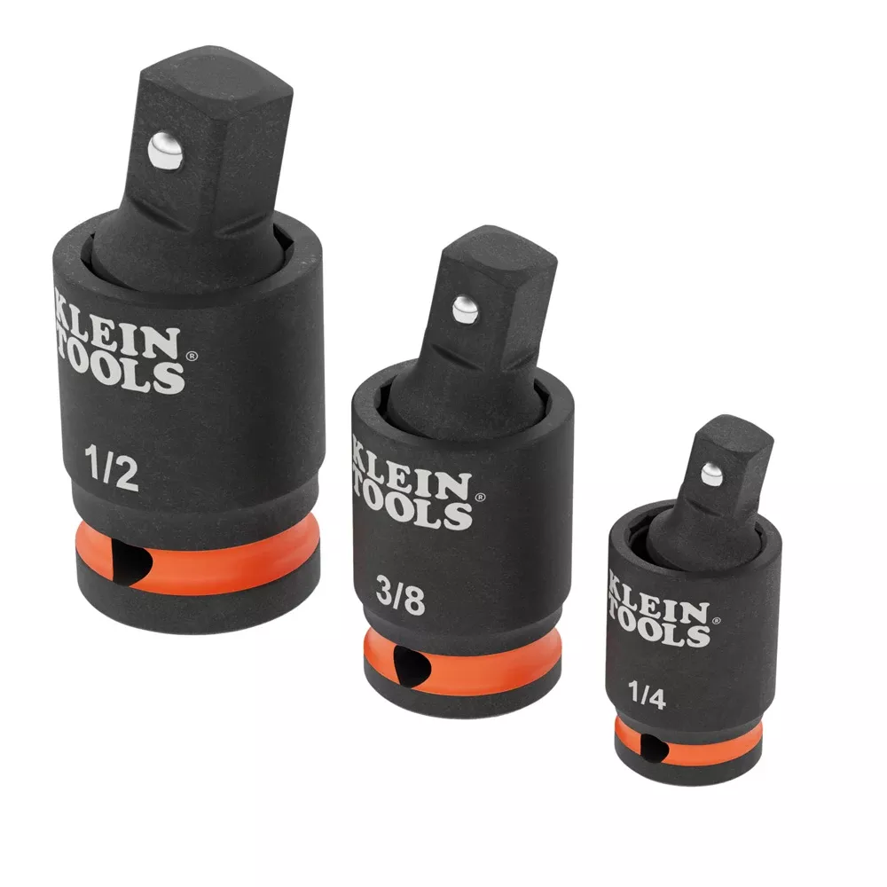 Klein Tools Impact Wrench Swivel Socket Adapter Set (3-Piece) 65843SW
