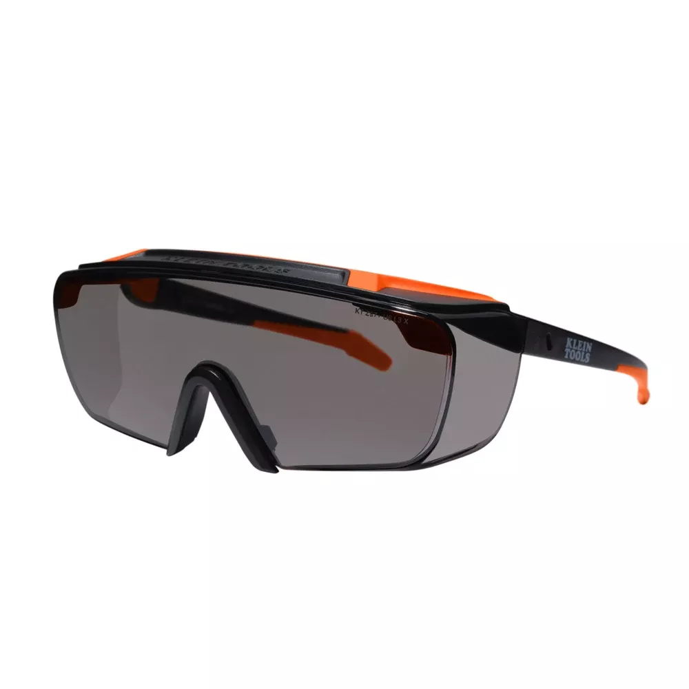 Klein Tools Over-The-Glasses Safety Glasses, Shaded Gray Lens 3007