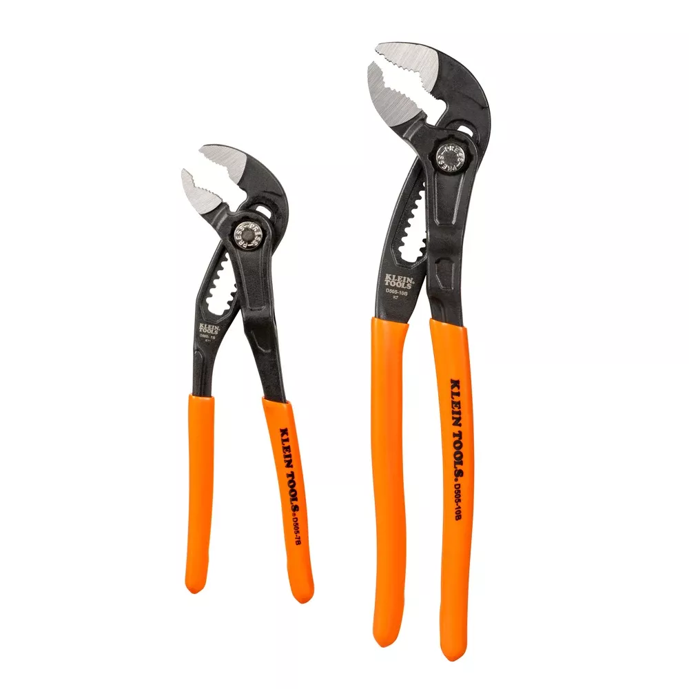 Klein Tools Quick Adjust Klaw™ Pump Pliers Set, 2-Piece D5052BKIT