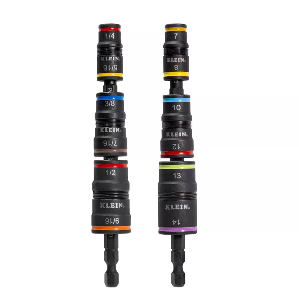 Klein Tools SAE and Metric Impact-Rated Flip Socket Set 32933KIT