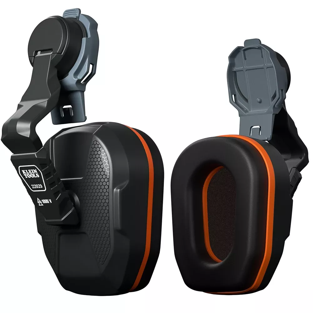 Klein Tools Slim Non-Conductive Hard Hat Earmuffs 22029