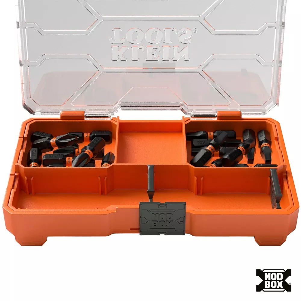 Klein Tools Slim ProFlex Impact Bit Set Phillips #2 and Square #2 (20-Piece) 33002S