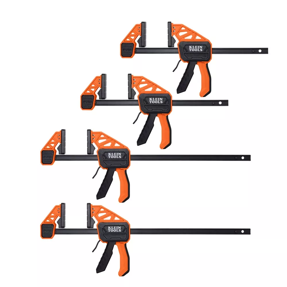 Klein Tools Speed-Klamp 6" and 12" 150 lb (4-Pack) 47552