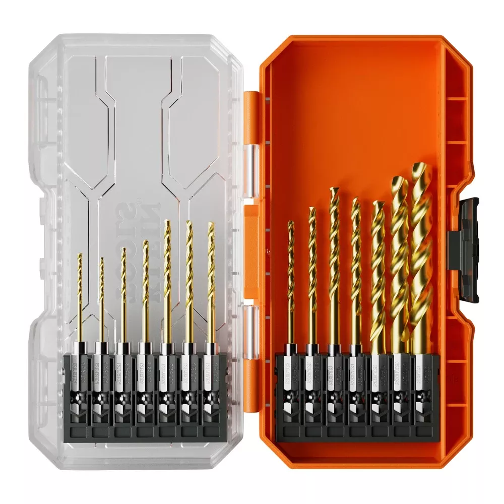 Klein Tools Titanium Drill Bit Set (14-Piece) 53614