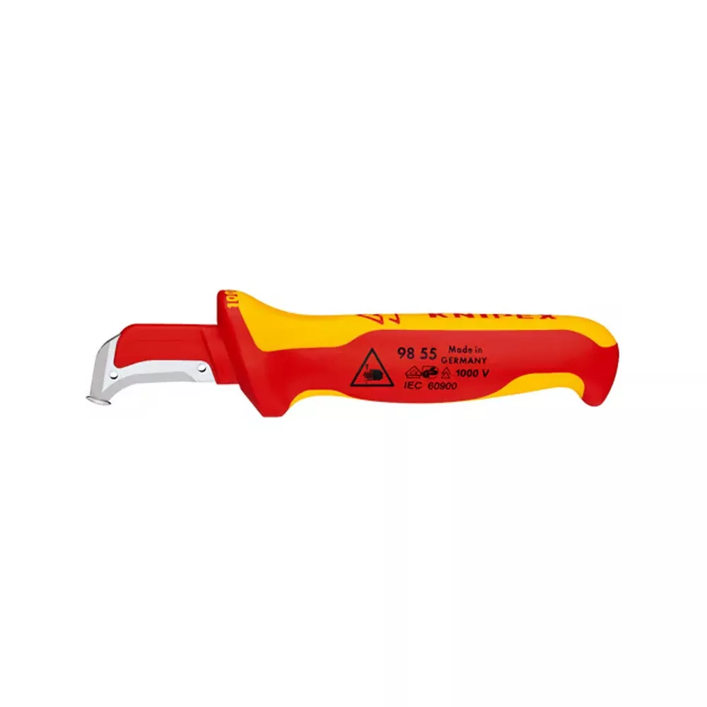 Knipex 5" Dismantling Knife Insulated 1000VAC 98 55 SB