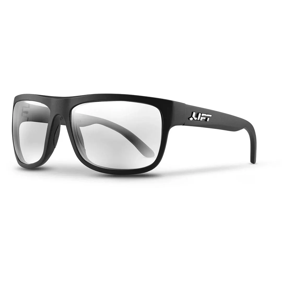Lift Matte Black Banshee Safety Glasses With Clear Lens EBE-18MKC