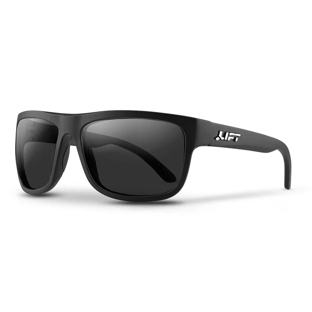 Lift Matte Black Banshee Safety Glasses With Smoke Lens EBE-18MKST