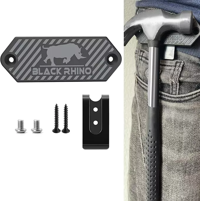 Magnetic Tool Holder, Strong Magnetic Tool Belt Clip, Magnetic Tool Holder Storage Organizer for Screws, Nails, Hammer, Sockets, Pliers, Screw Driver, Trowel, Drill Bit, Wrench,...