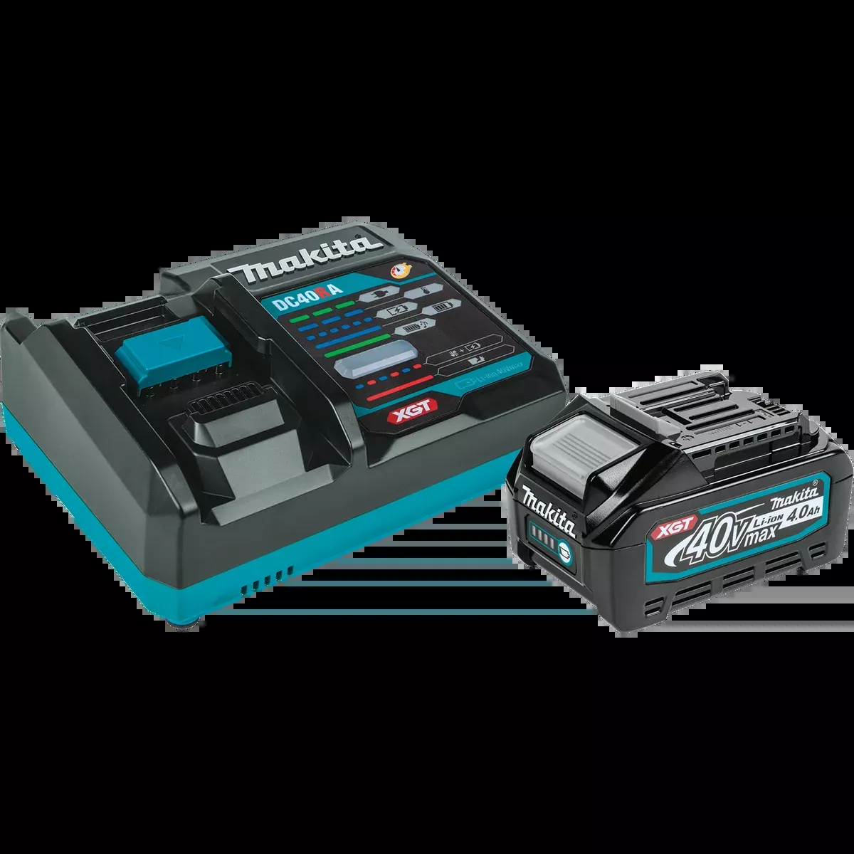 MAKITA 40V MAX XGT 4.0Ah Battery & Charger Starter Pack