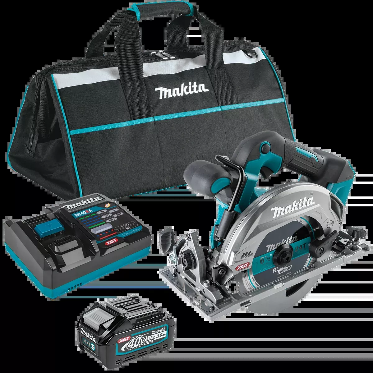 MAKITA 40V MAX XGT 6‑1/2" Circular Saw Kit