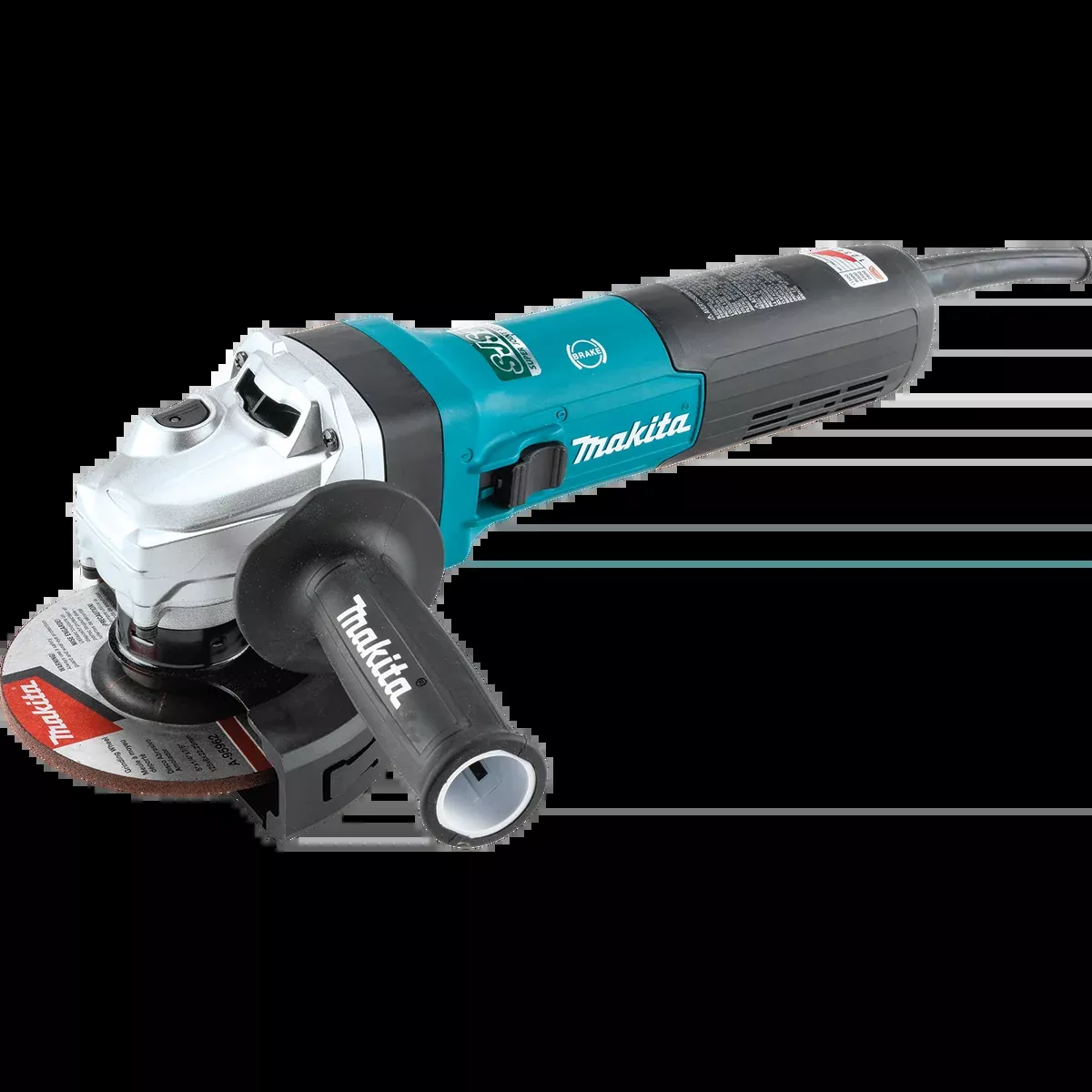 MAKITA 5" SJS™II High‑Power Angle Grinder w/ Brake