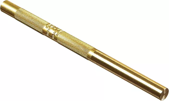 Mayhew Tools 25074 Brass Drift Punch, 1/4-6mm x 4"