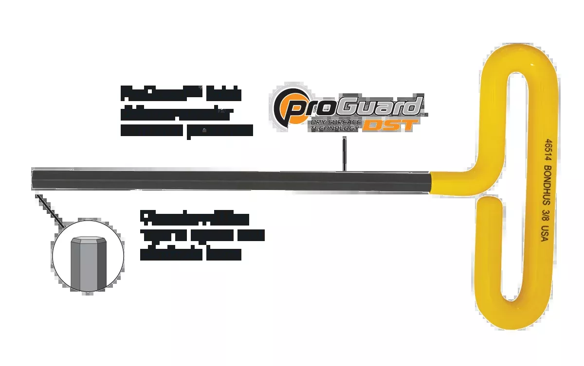 Metric Hex T-Handle Screwdriver || ProGuard || Cushion Grip || Loop
