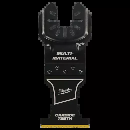 Milwaukee 1-3/8” Carbide Teeth Multi-Material Universal Fit Oscillating Multi-Tool Blade (10 PK)