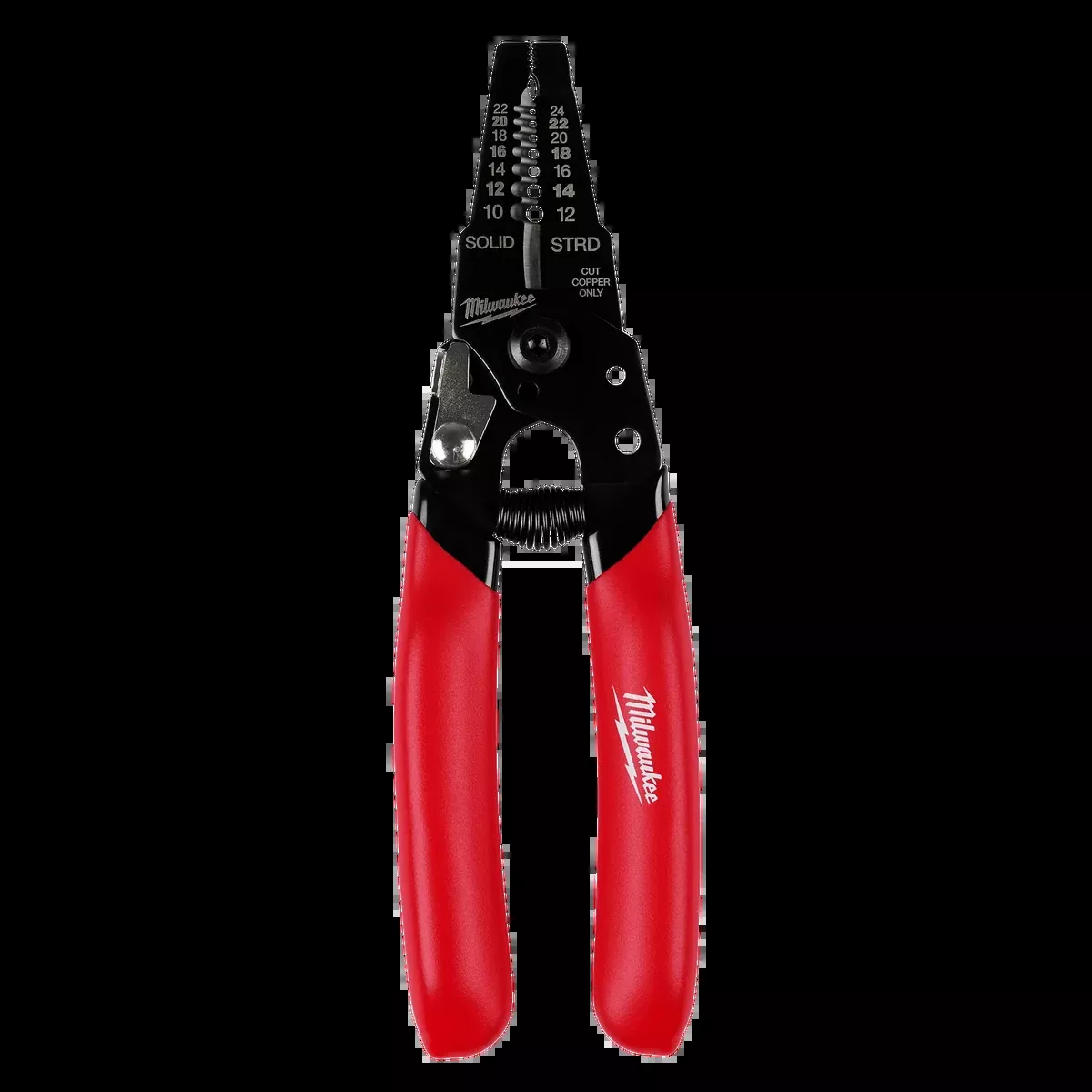 Milwaukee 10-24 AWG Compact Dipped Grip Wire Stripper & Cutter