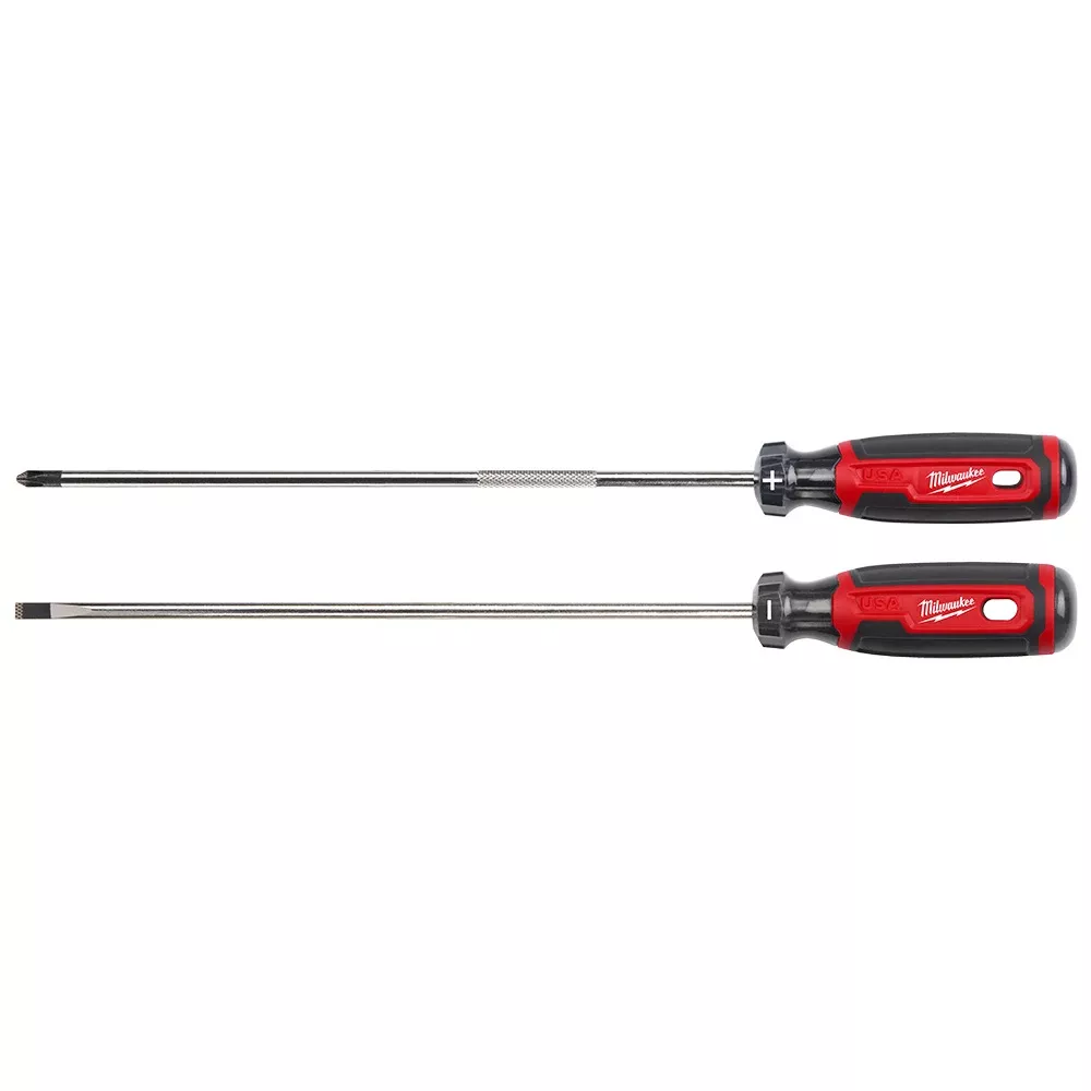 Milwaukee 10" Cushion Grip Screwdriver Set (2-Piece) MT200-2L