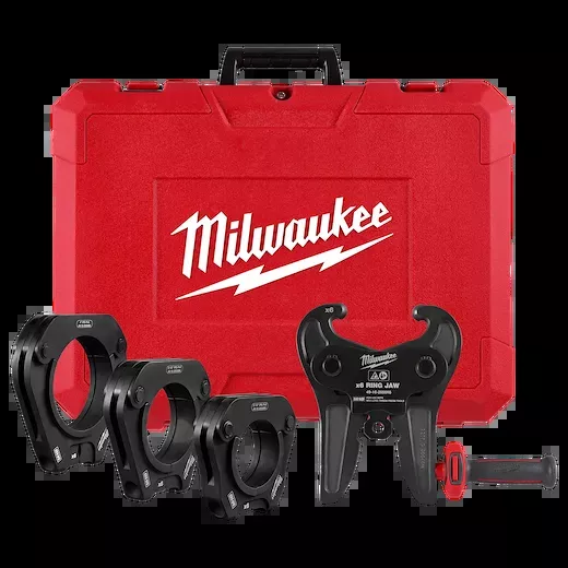 Milwaukee 2-1/2" - 4" IPS-P Pivoting Press Ring Kit for M18™ FORCE LOGIC™ Long Throw Press Tool