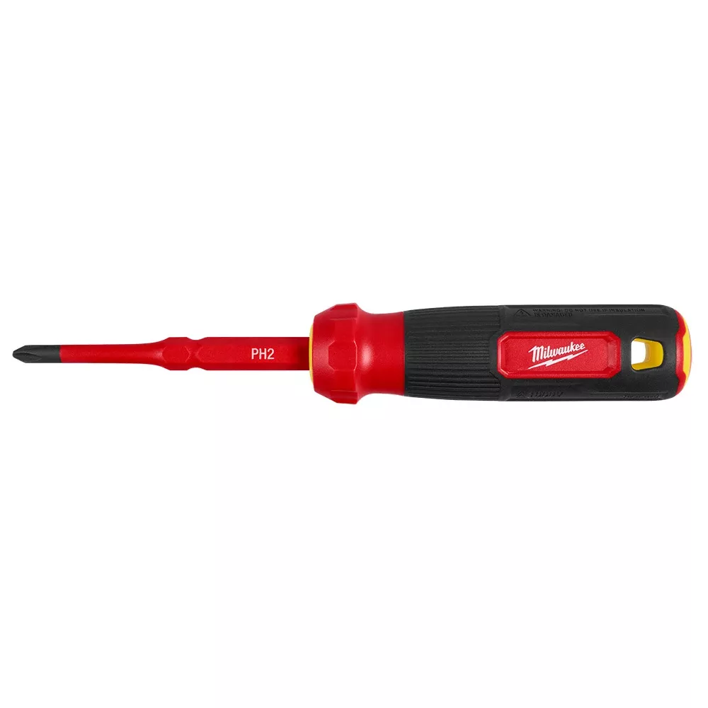 Milwaukee 2-in-1 1000V Insulated Flip Shank Multi-Bit Screwdriver 48-22-2201