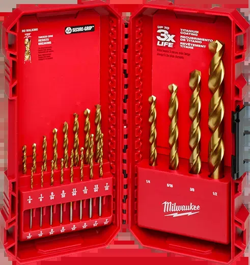 Milwaukee 20PC THUNDERBOLTTitanium Drill Bit Set